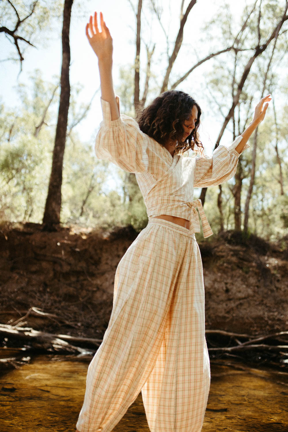 Tilda Wrap Blouse | Pomelo