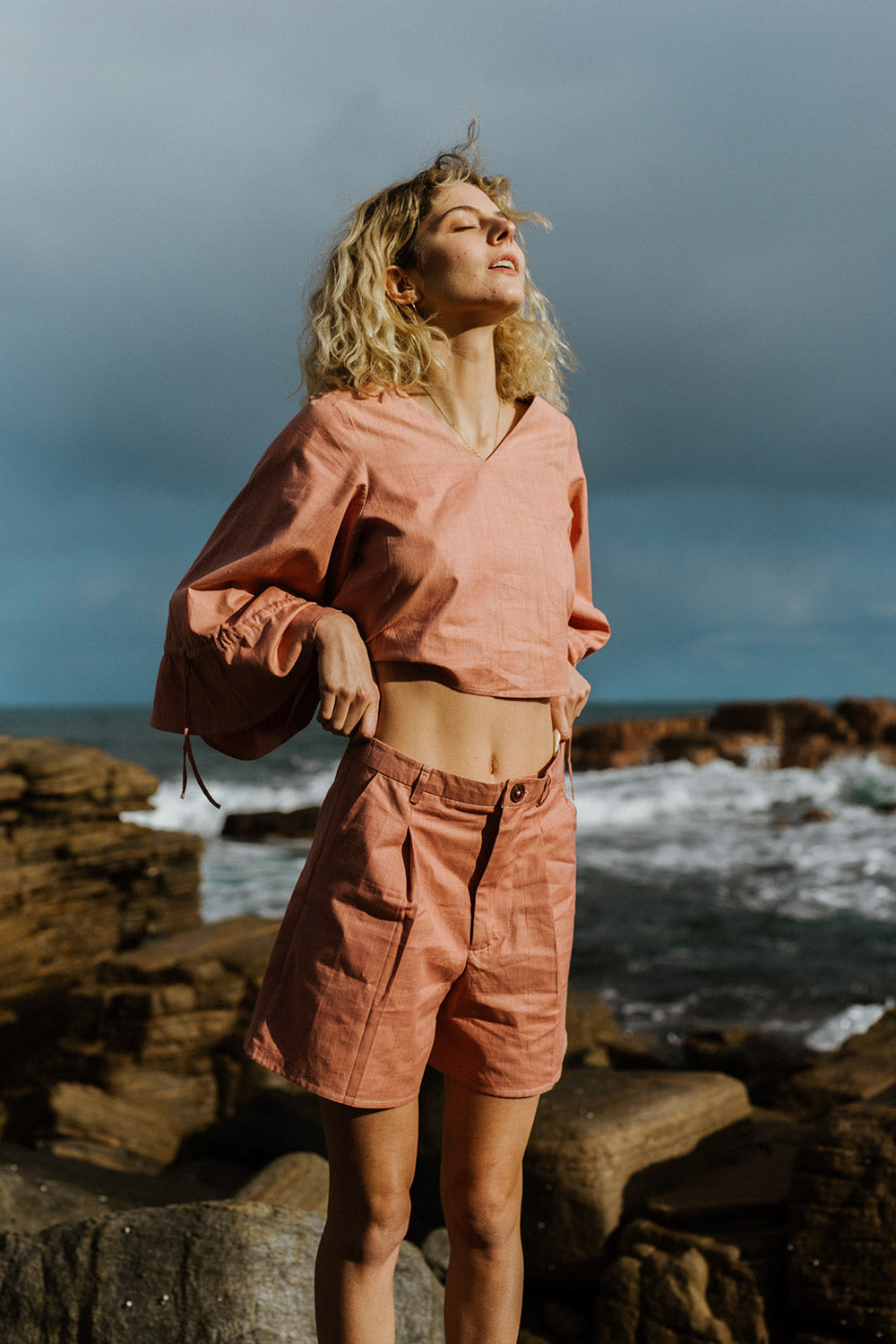 Salma Shorts | Cerise