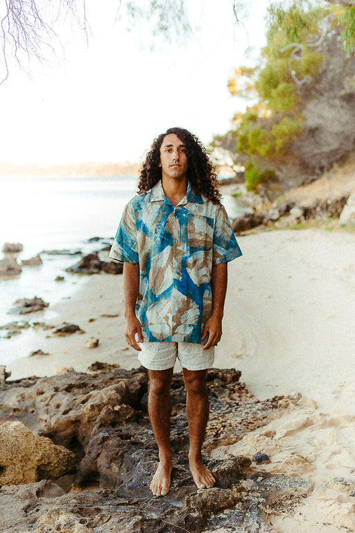 Alba Batik Camp Shirt | Shore