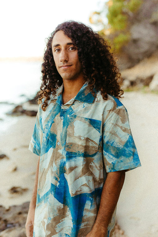 Alba Batik Camp Shirt | Shore