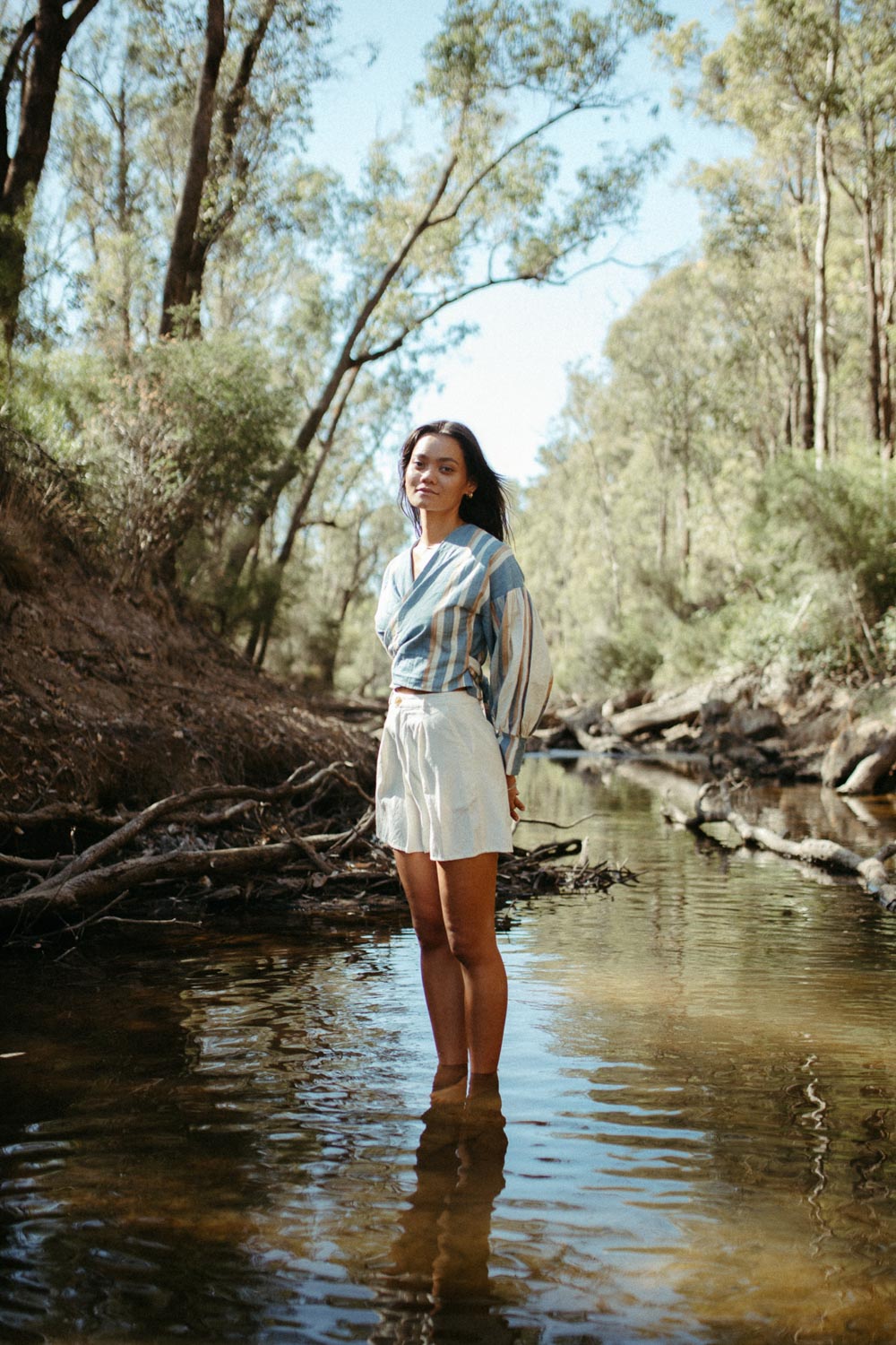 Tilda Wrap Blouse | Lupine