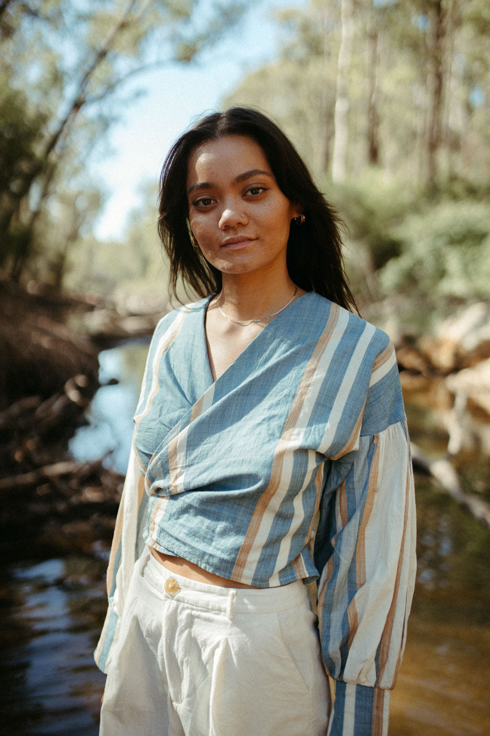 Tilda Wrap Blouse | Lupine