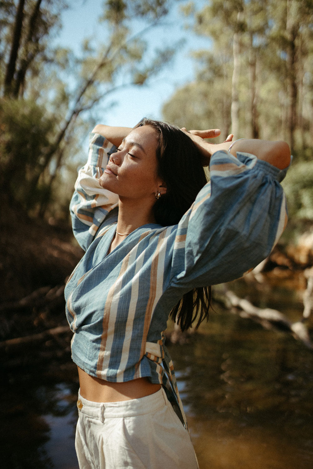 Tilda Wrap Blouse | Lupine