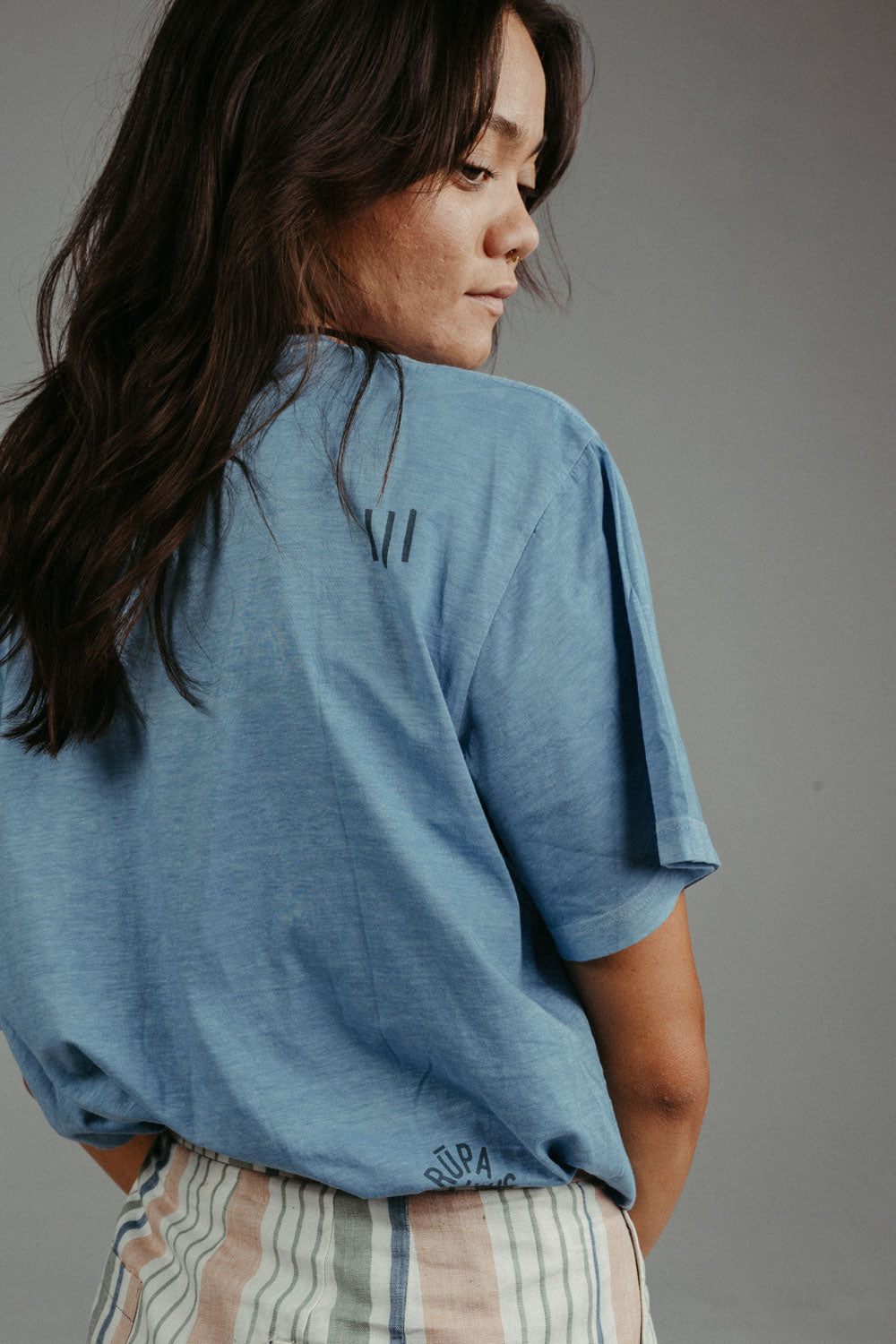 Oka Tee | Indigo