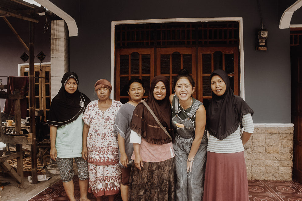 Womens behind rupahaus, our founder and artisans