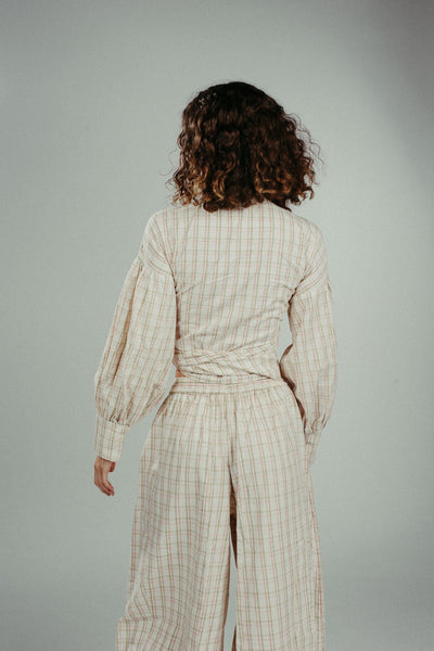 Tilda Wrap Blouse | Pomelo
