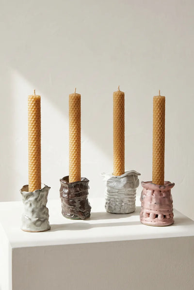 Tall Dore Candle Holder