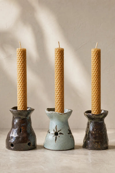 Tall Dore Candle Holder