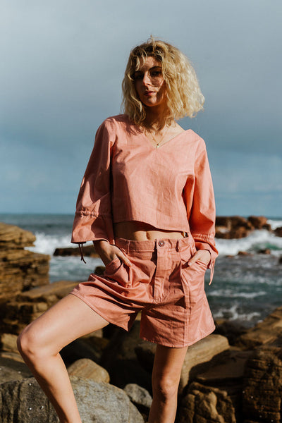 Salma Shorts | Cerise