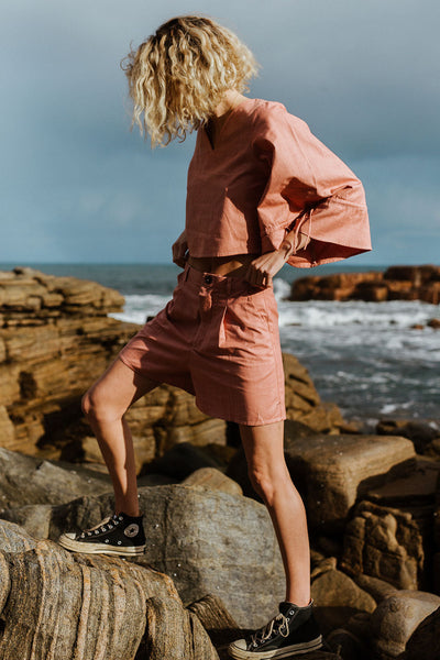 Salma Shorts | Cerise