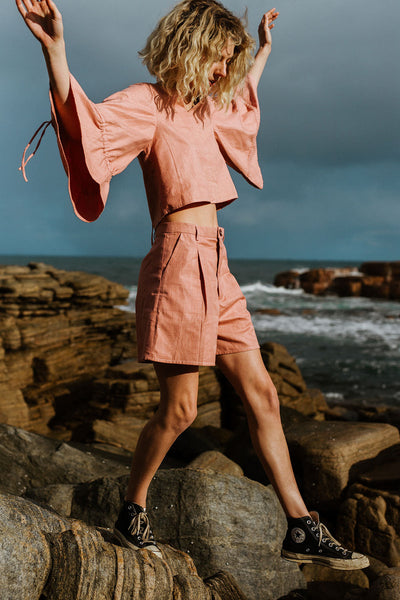 Salma Shorts | Cerise