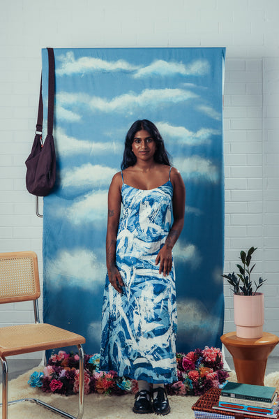Batik Slip Dress | 01