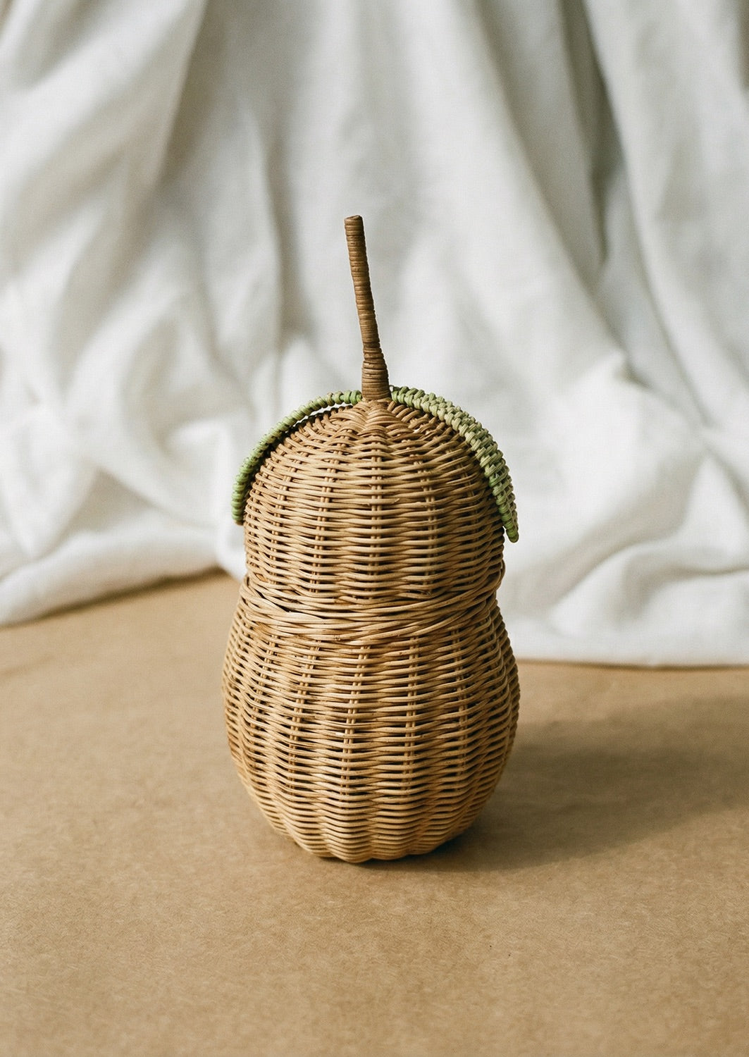 Handwoven Rattan Basket | Pear