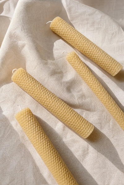 Handcrafted Beeswax Candles | Taper