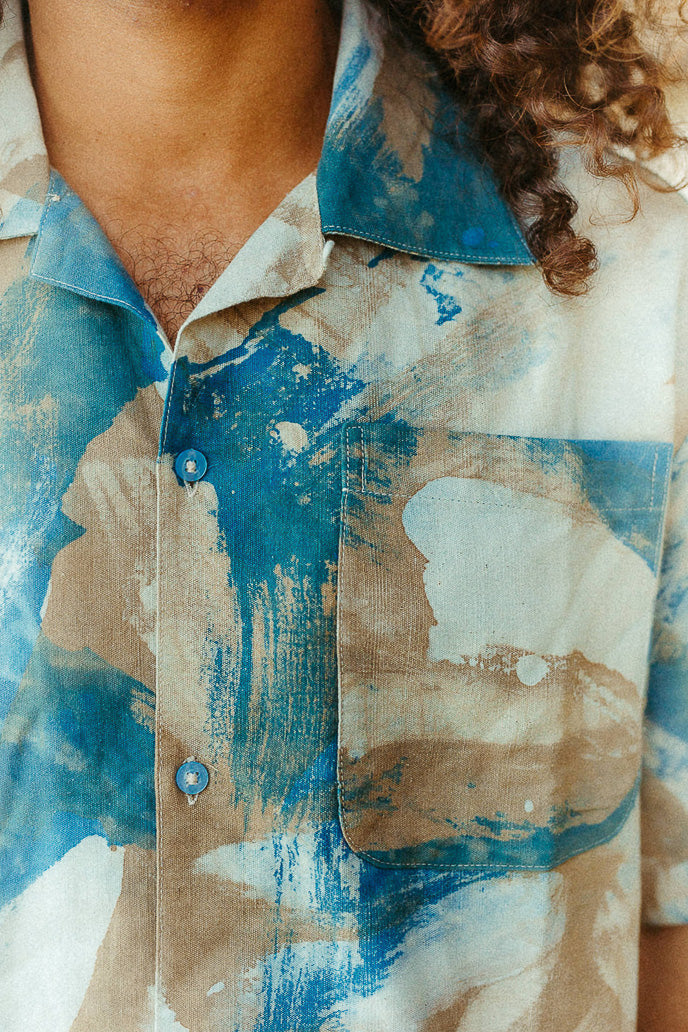 Alba Batik Camp Shirt | Shore