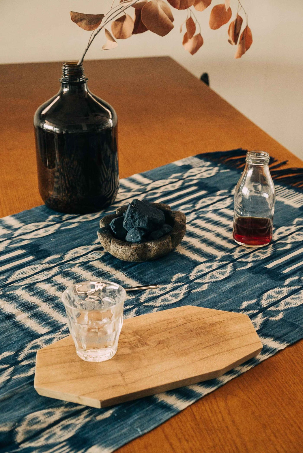 Lūm Wall Tapestry | Indigo