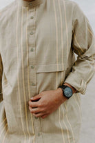 Men's casual cotton shirt, ethically handwoven and naturally handdyed, RUPAHAUS