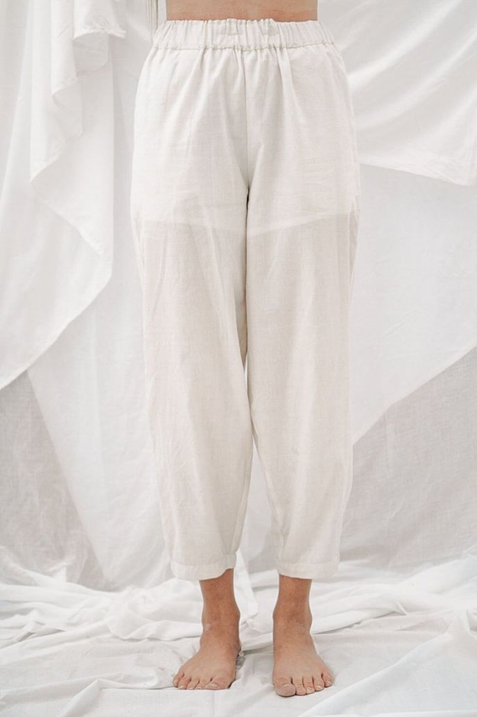 Womenswear bottoms pants, ethically handwoven and naturally handdyed, RUPAHAUS