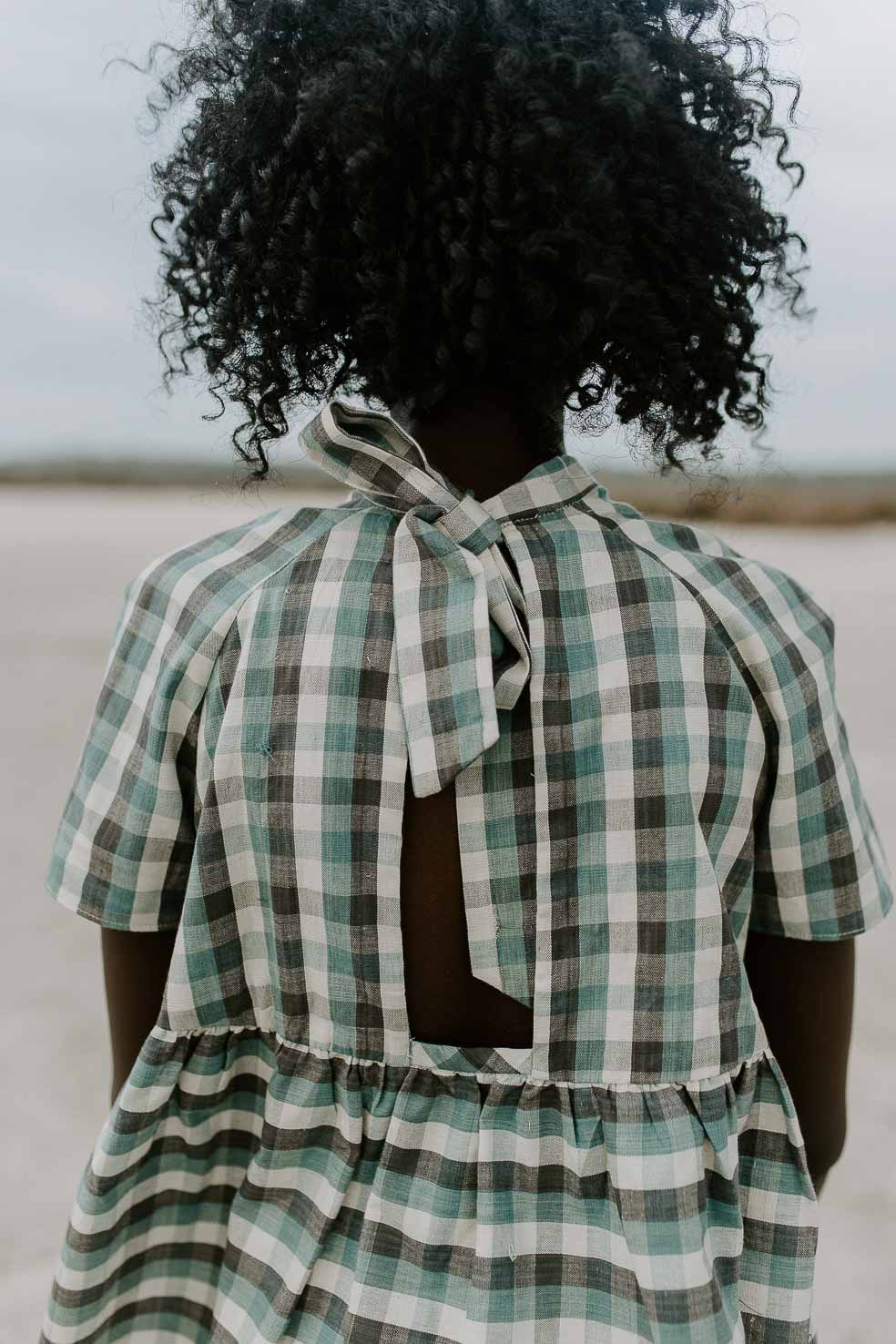 Tasmin Blouse | Pine Gingham