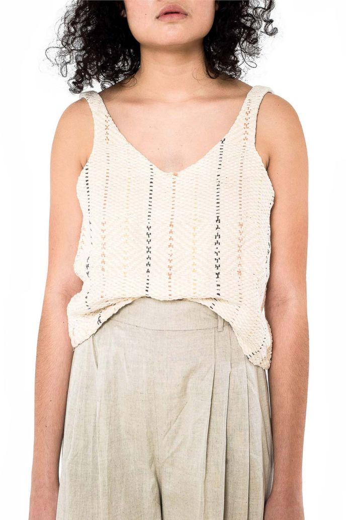 Ethical womenwear top, ethically handwoven and naturally handdyed, RUPAHAUS