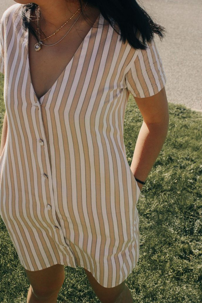 Moscha Smock Dress | Terracotta