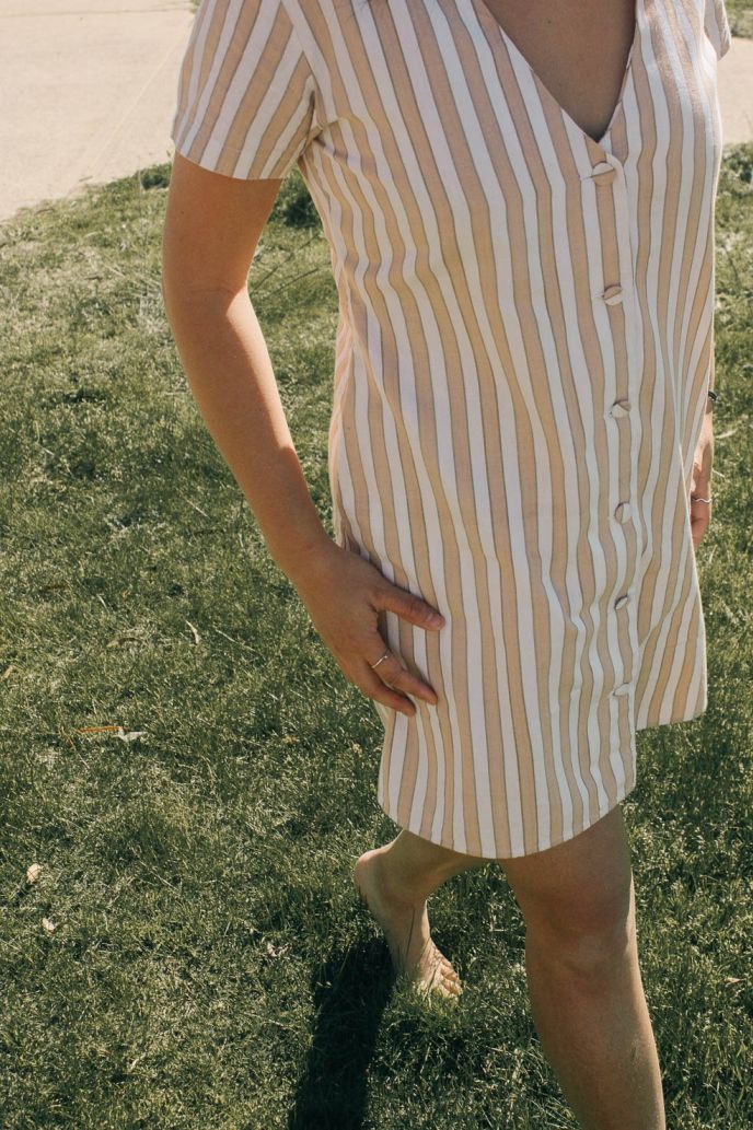 Moscha Smock Dress | Terracotta