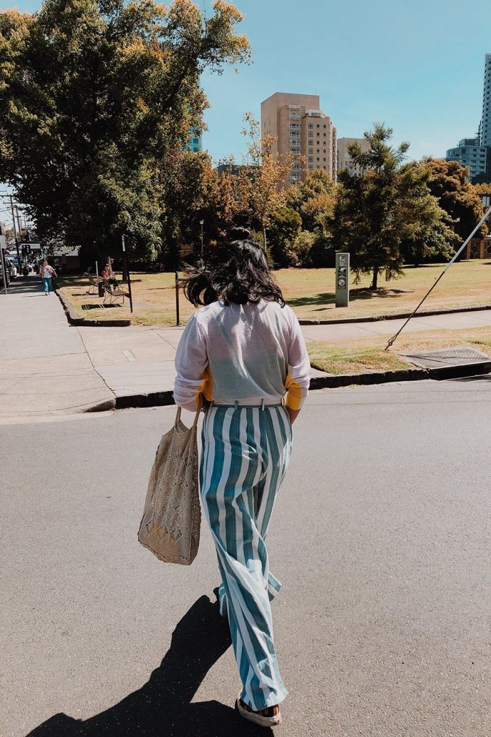 Sheer Trousers | Indigo