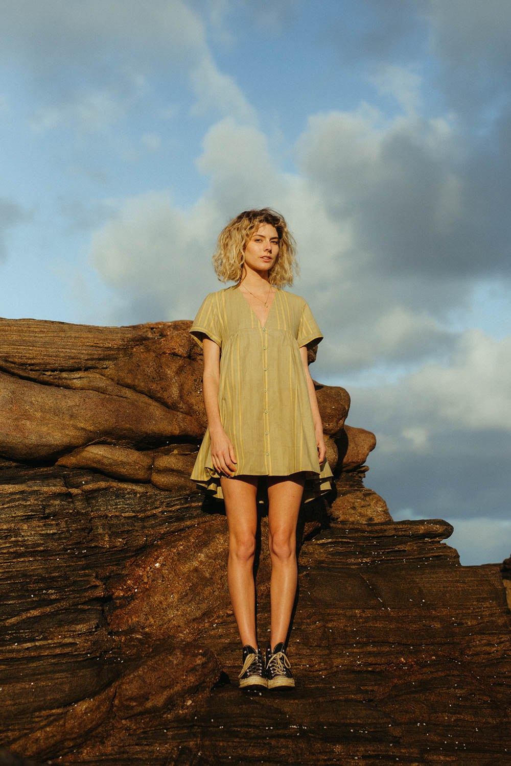Mads Dress | Ochre