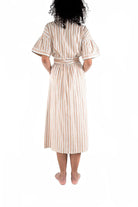 Handwoven women midi dress, ethically handmade and naturally handdyed, RUPAHAUS