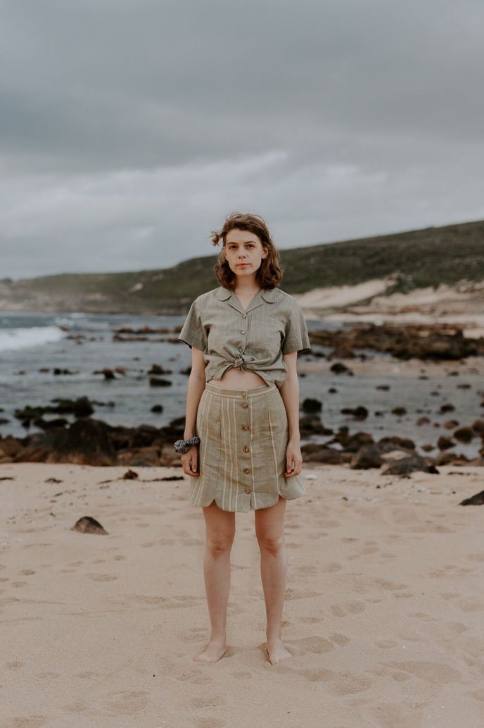 Odile Skirt | Ochre