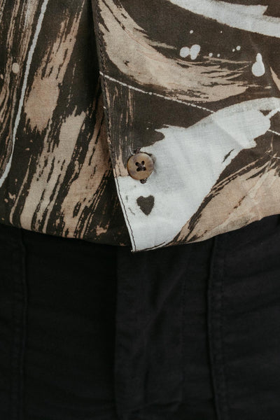 Alba Batik Camp Shirt | Crow