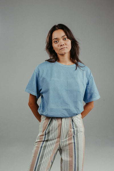 Oka Tee | Indigo
