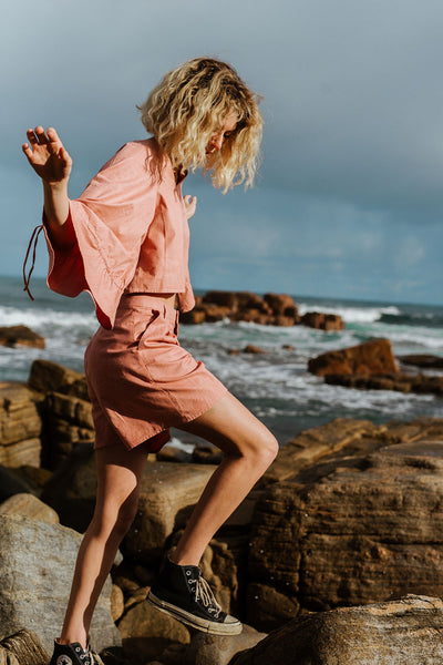 Tsuma Blouse | Cerise